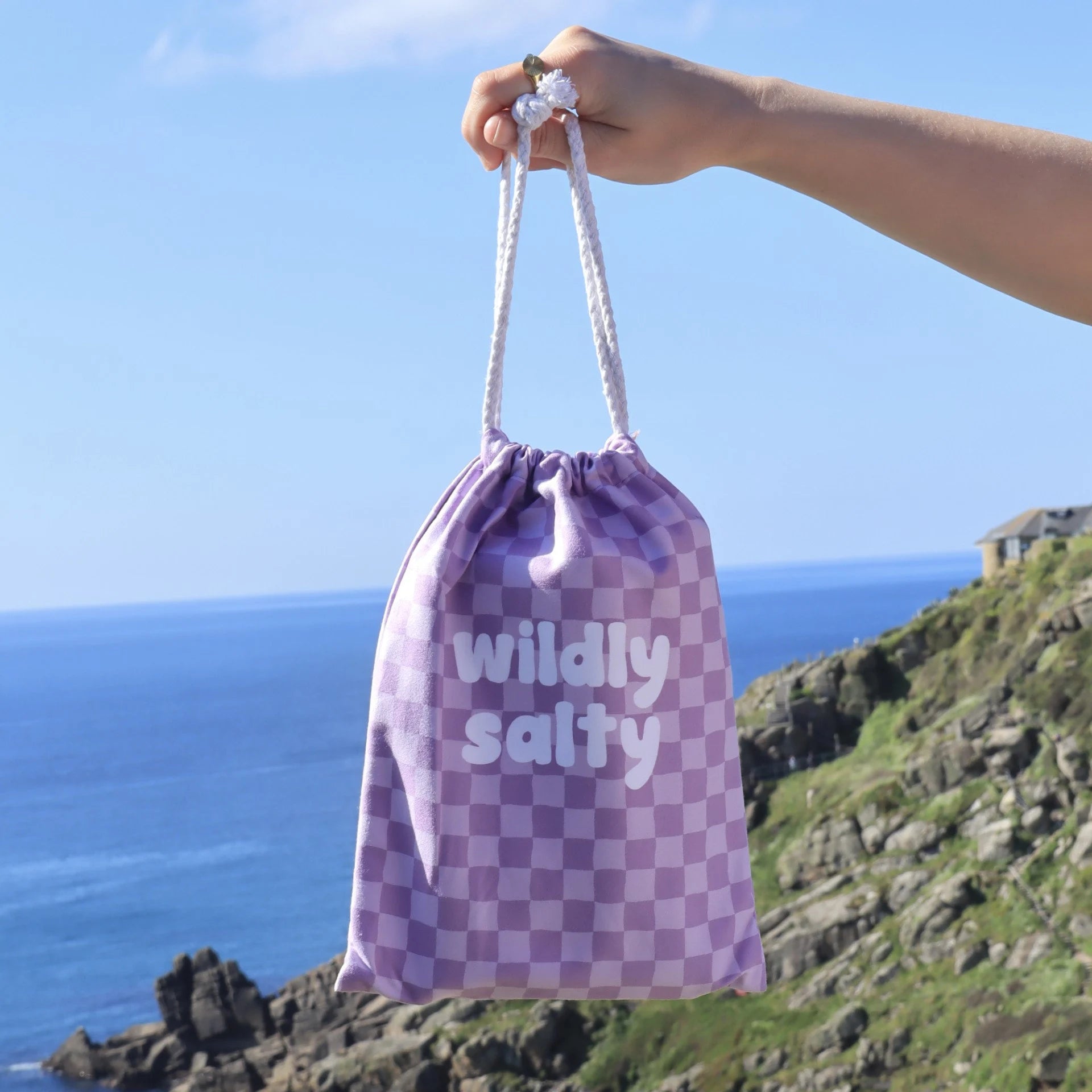 Wildly Salty x Sea Bloom Surf Quick Dry Beach Towel